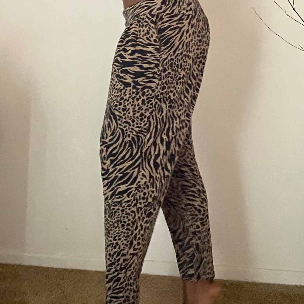 Zebra print vintage hammer pants